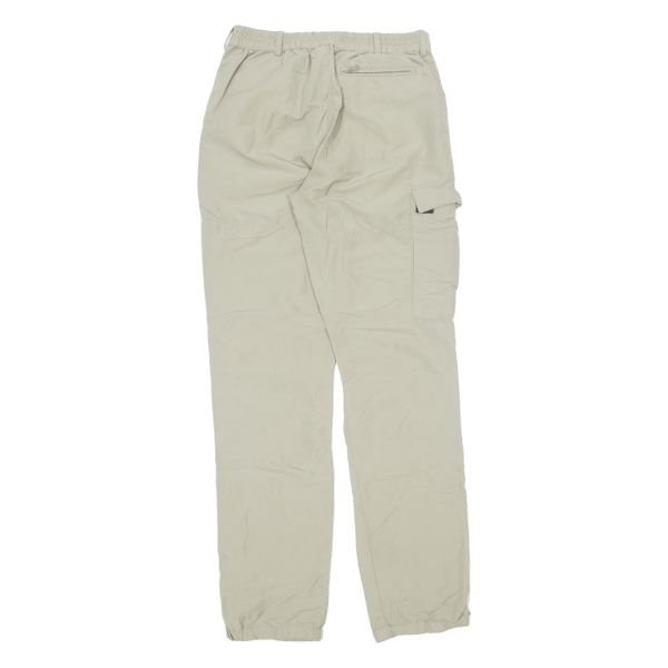 MOUNTAIN EXPLORER Cargo Outdoor Womens Trousers Beige Regular Tapered W32 L35 Supply