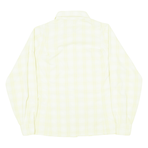 MAMMUT Womens Shirt Yellow Check Long Sleeve M Supply