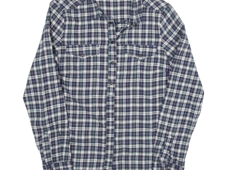 Womens Shirt Blue Check Long Sleeve M For Discount