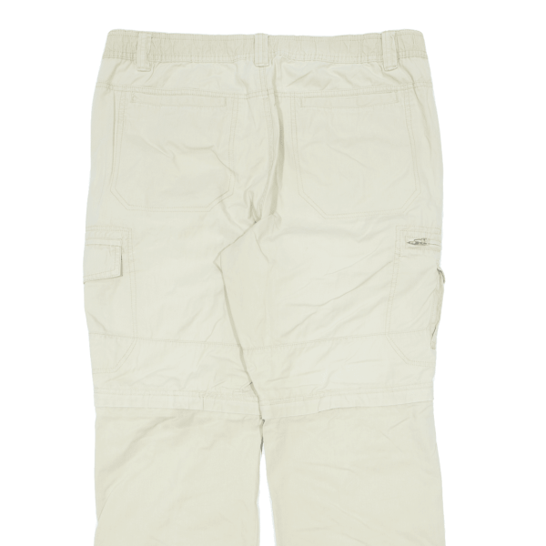 C&A Cargo Mens Trousers Beige Regular Straight W38 L31 on Sale