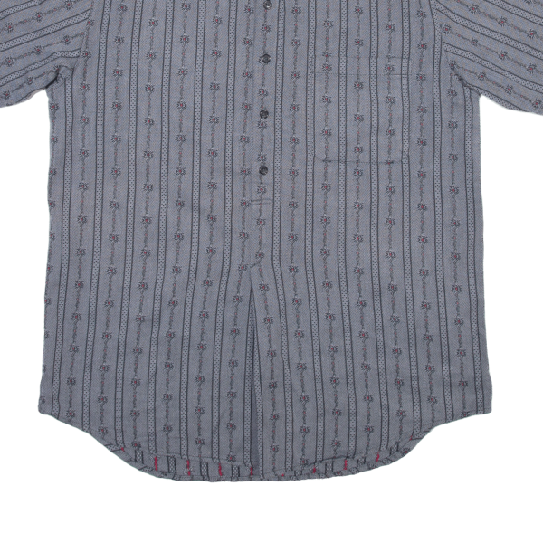 ATRIUM Mens Shirt Grey Striped L For Discount