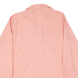 M TELSTAR Mens Plain Shirt Pink Long Sleeve L Online Sale