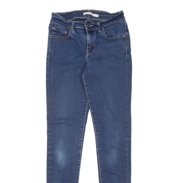 LEVI S 710 Womens Jeans Blue Slim Skinny W22 L30 on Sale