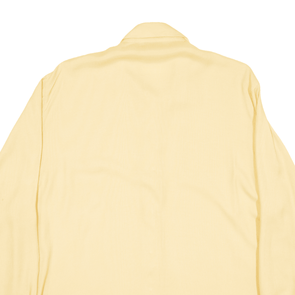 HAMMERLE Womens Plain Shirt Yellow Viscose Long Sleeve L For Discount