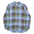 STREET ONE Womens Shirt Blue Plaid Long Sleeve UK 12 For Discount