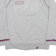 FILA Mens Sweatshirt Grey S Online Hot Sale