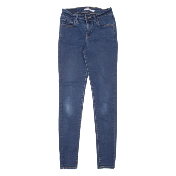 LEVI S 710 Womens Jeans Blue Slim Skinny W22 L30 on Sale