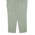 CHICOREE Cargo Womens Trousers Green Regular Tapered W35 L31 For Cheap