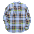 STREET ONE Womens Shirt Blue Plaid Long Sleeve UK 12 For Discount