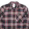 HERE + THERE Womens Shirt Black Check Long Sleeve S For Cheap