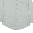 NEW FAST Mens Plain Shirt Green Long Sleeve M For Sale