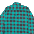 GIUSEPPE DICLASSICO Mens Shirt Green Check Long Sleeve M Cheap