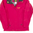 JACK WOLFSKIN Womens Shell Jacket Red Hooded UK 10 Discount