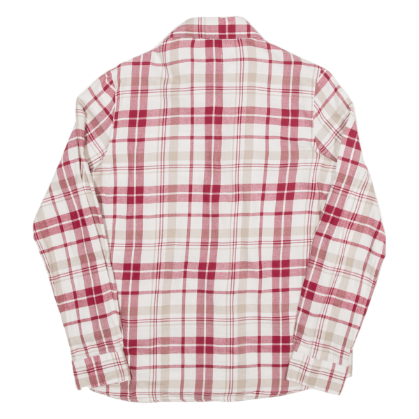 NULU NEW LOOK Womens Shirt Red Check Long Sleeve M For Discount