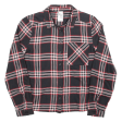 HERE + THERE Womens Shirt Black Check Long Sleeve S For Cheap