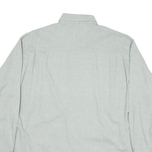 NEW FAST Mens Plain Shirt Green Long Sleeve M For Sale