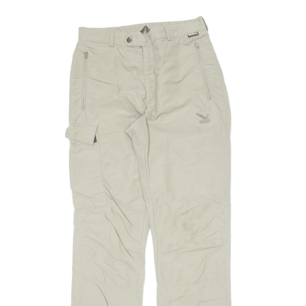 MOUNTAIN EXPLORER Cargo Outdoor Womens Trousers Beige Regular Tapered W32 L35 Supply