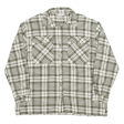 NEW STYLE Womens Shirt Green Check Long Sleeve L Supply