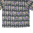 ANGELO LITRICO Beer Lager Mens Shirt Black Crazy Pattern XL Online Sale