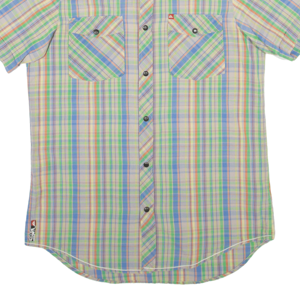 QUIKSILVER Mens Shirt Beige Check M Online now