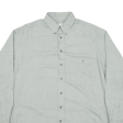 NEW FAST Mens Plain Shirt Green Long Sleeve M For Sale