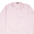 NEW FASHION Plain Shirt Pink 90s Long Sleeve Mens M For Discount