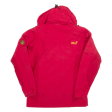 JACK WOLFSKIN Womens Shell Jacket Red Hooded UK 10 Discount