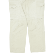 C&A Cargo Mens Trousers Beige Regular Straight W38 L31 on Sale