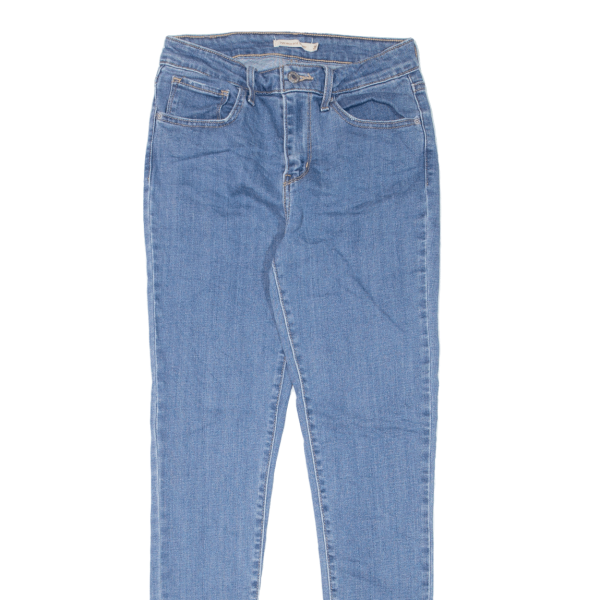 LEVI S 721 High Rise Womens Jeans Blue Slim Skinny W25 L29 Hot on Sale