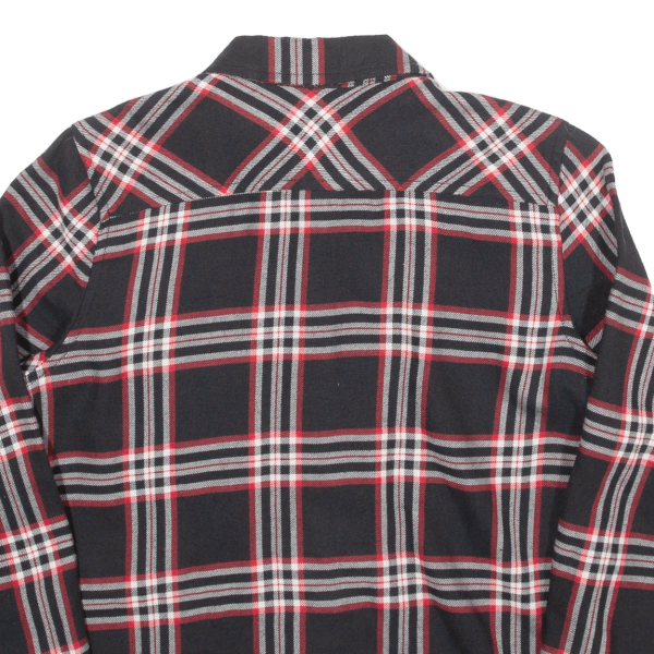 HERE + THERE Womens Shirt Black Check Long Sleeve S For Cheap