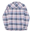 JACK WOLFSKIN Pullover Womens Shirt Blue Check Long Sleeve UK 12 Online Sale