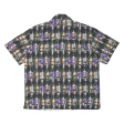 ANGELO LITRICO Beer Lager Mens Shirt Black Crazy Pattern XL Online Sale