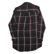 JANINA Womens Shirt Black Check Long Sleeve M Online