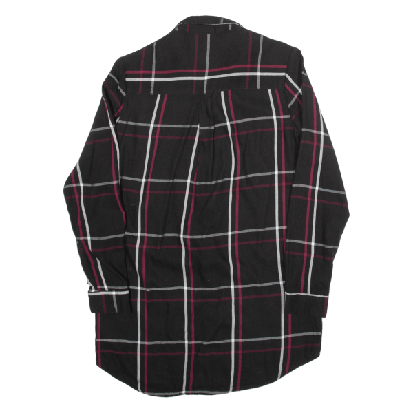 JANINA Womens Shirt Black Check Long Sleeve M Online