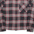 HERE + THERE Womens Shirt Black Check Long Sleeve S For Cheap