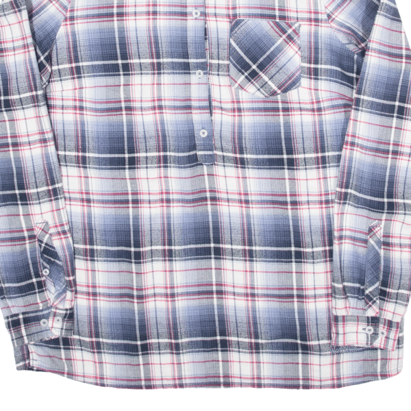 JACK WOLFSKIN Pullover Womens Shirt Blue Check Long Sleeve UK 12 Online Sale