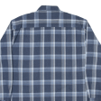 Tall Mens Shirt Blue Check Long Sleeve M Sale