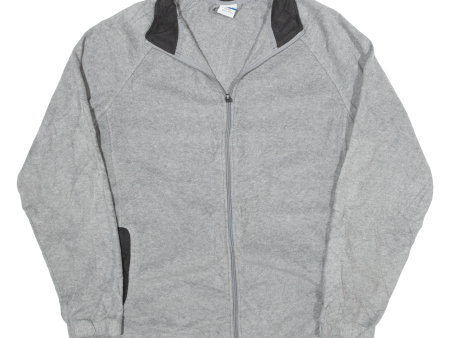 STARTER Mens Fleece Jacket Grey L Discount