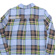 STREET ONE Womens Shirt Blue Plaid Long Sleeve UK 12 For Discount