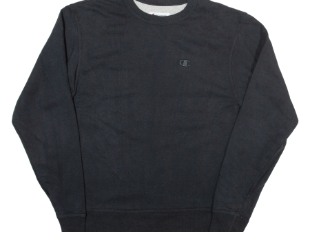 CHAMPION Mens Sweatshirt Black S Fashion