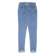 LEVI S 721 High Rise Womens Jeans Blue Slim Skinny W25 L29 Hot on Sale