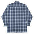 Tall Mens Shirt Blue Check Long Sleeve M Sale