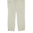 MOUNTAIN EXPLORER Cargo Outdoor Womens Trousers Beige Regular Tapered W32 L35 Supply