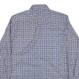 RESISTO Slimline Mens Shirt Blue Check Long Sleeve M For Sale