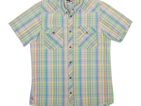 QUIKSILVER Mens Shirt Beige Check M Online now