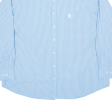 ADIDAS Slim Line Mens Shirt Blue Gingham Long Sleeve L Sale