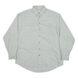 NEW FAST Mens Plain Shirt Green Long Sleeve M For Sale