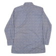 RESISTO Slimline Mens Shirt Blue Check Long Sleeve M For Sale