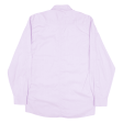 FOLLOW ME Mens Plain Shirt Purple Long Sleeve M For Discount