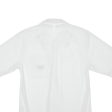 REEBOK Mens Plain Shirt White Nylon S Online Hot Sale